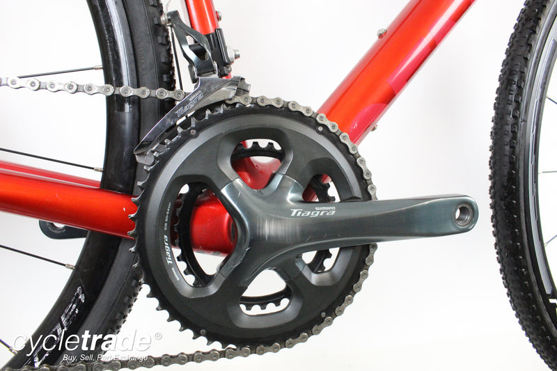 2018 Carbon Gravel Bike- Genesis Datum 10 Tiagra Hydraulic Medium - Lightly Used