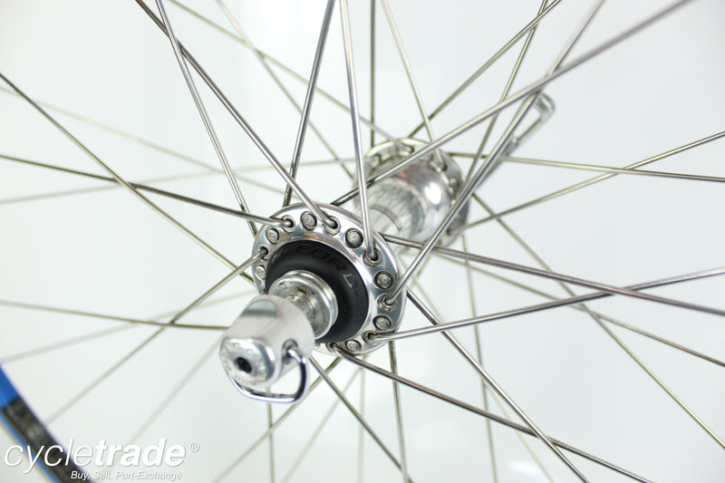 Handbuilt 700c Wheelset- Ambrosio Excellence/Campagnolo Record HB02-RE36 10 Speed