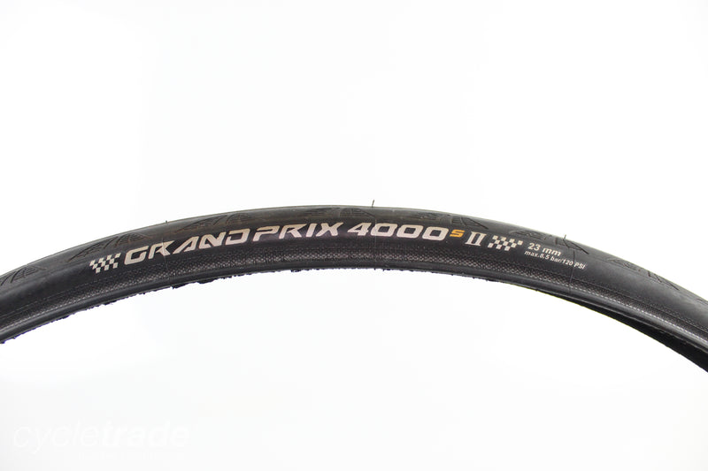 2 x Road Bike Clincher Tyre - Continental Grand Prix 4000s II 700x23c - Grade B+