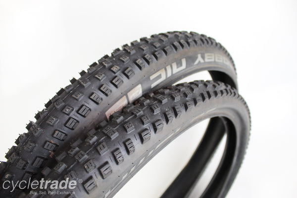 2 x MTB Tyre - Schwalbe Nobby Nic 26x2.25 Tubeless ADDIX - Grade B-