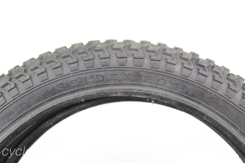 2 x  Tyre - Golden Boy 14 x 1.75 Clincher - Grade A+ (New)