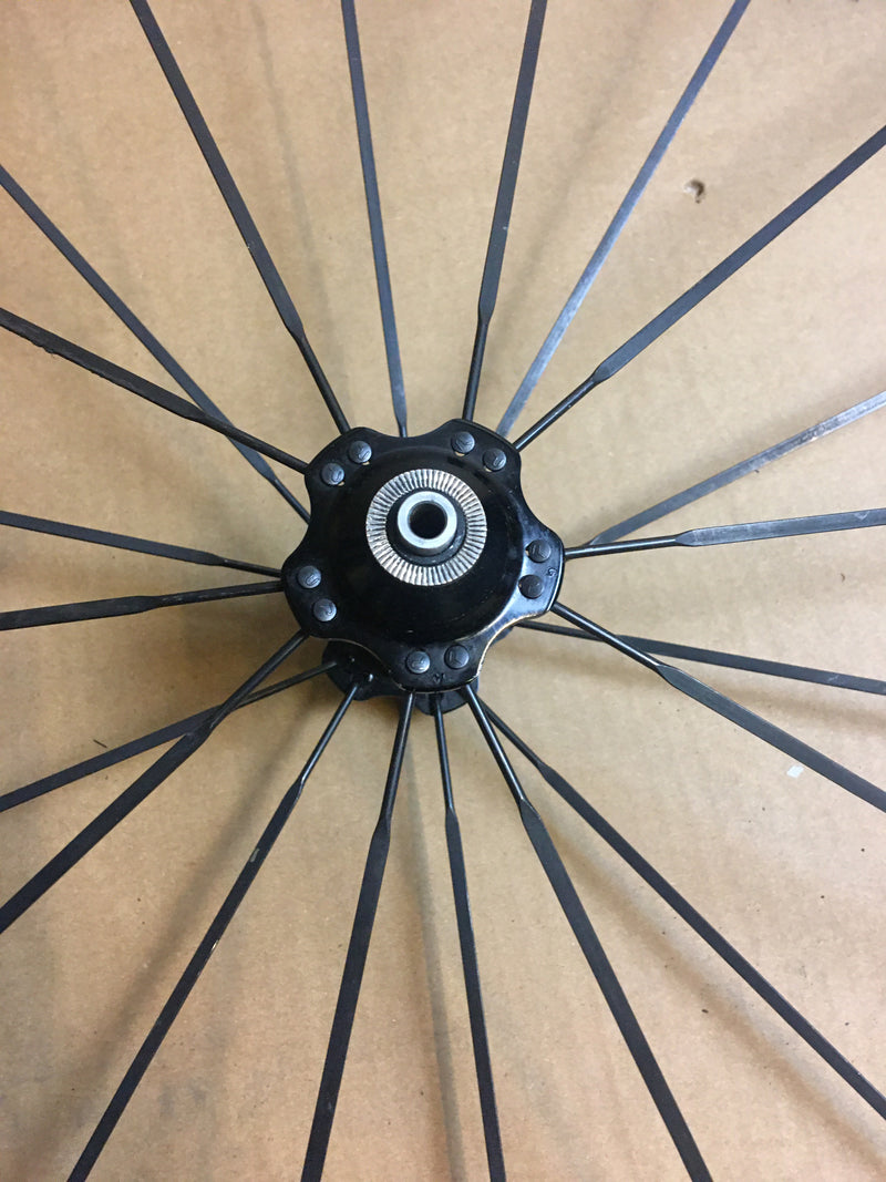 Spares or Repair- Carbon Novatec Wheelset 10 Speed (Spares)